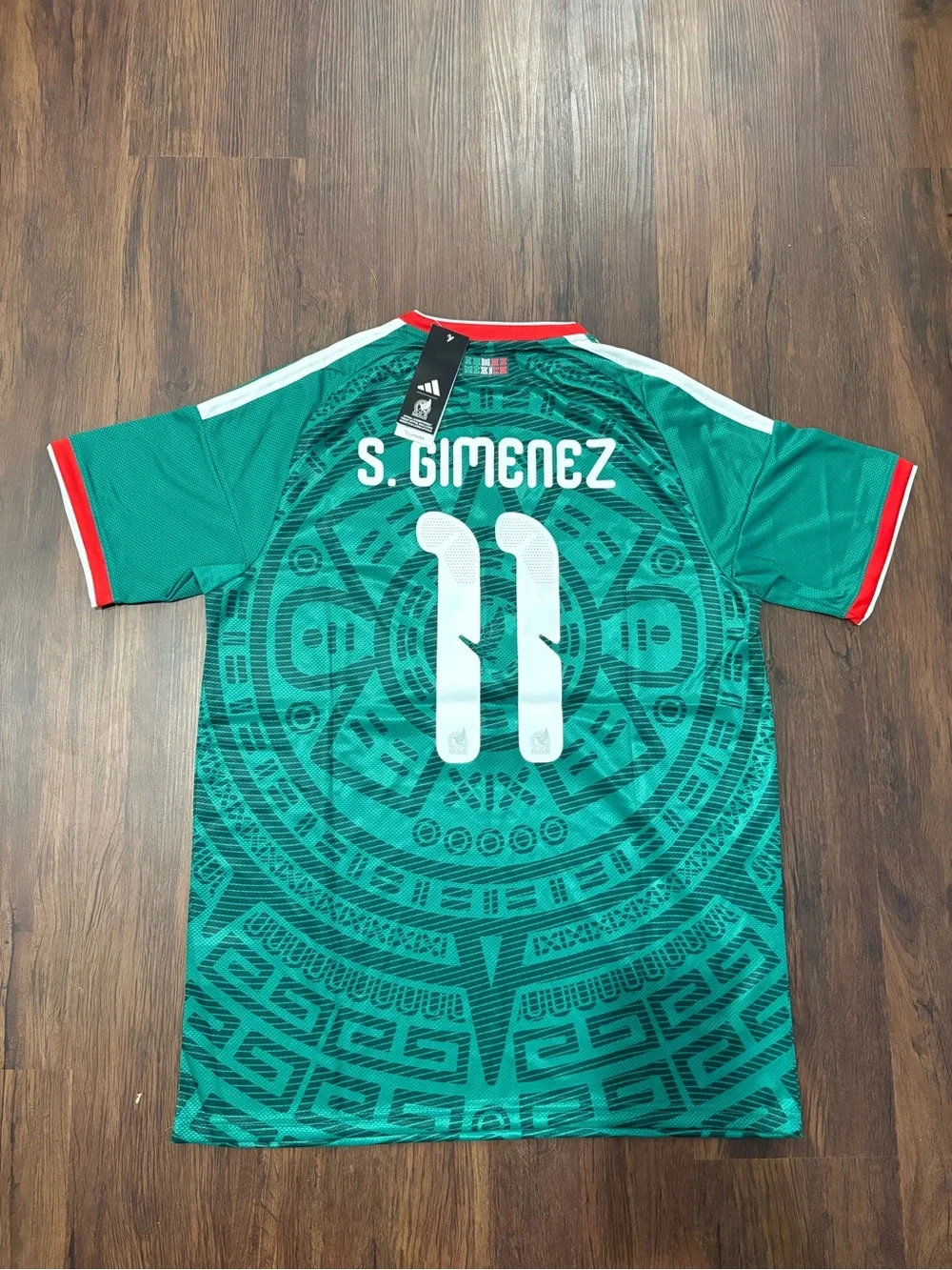 Santiago Giménez Mexico World Cup home jersey